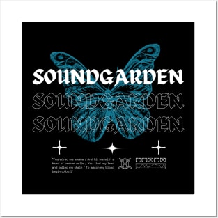 Soundgarden // Butterfly Posters and Art